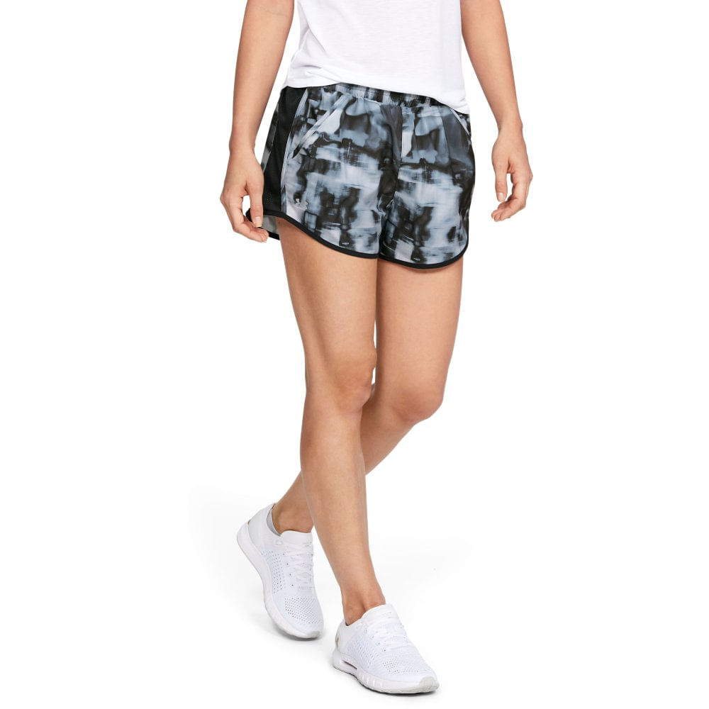 Shorts de Corrida Feminino Under Armour Fly-By Printed — Under Armour