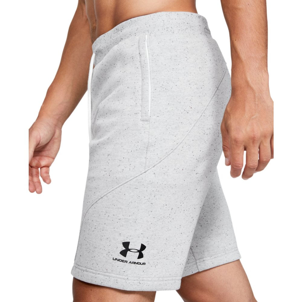 under armour speckled fleece shorts