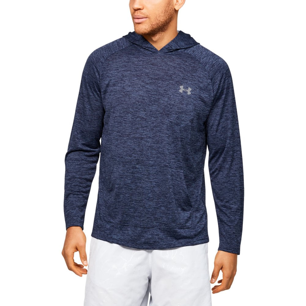 under armour blue moletom com capuz mens