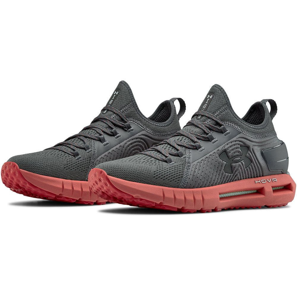 tênis ua hovr phantom running masculino vermelho