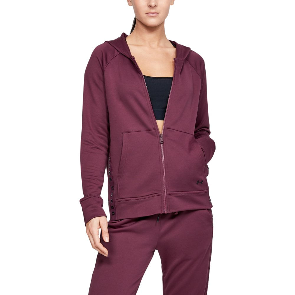 womens purple under armour moletom com capuz