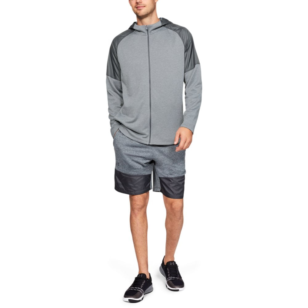 under armour mk1 warmup fz moletom com capuz