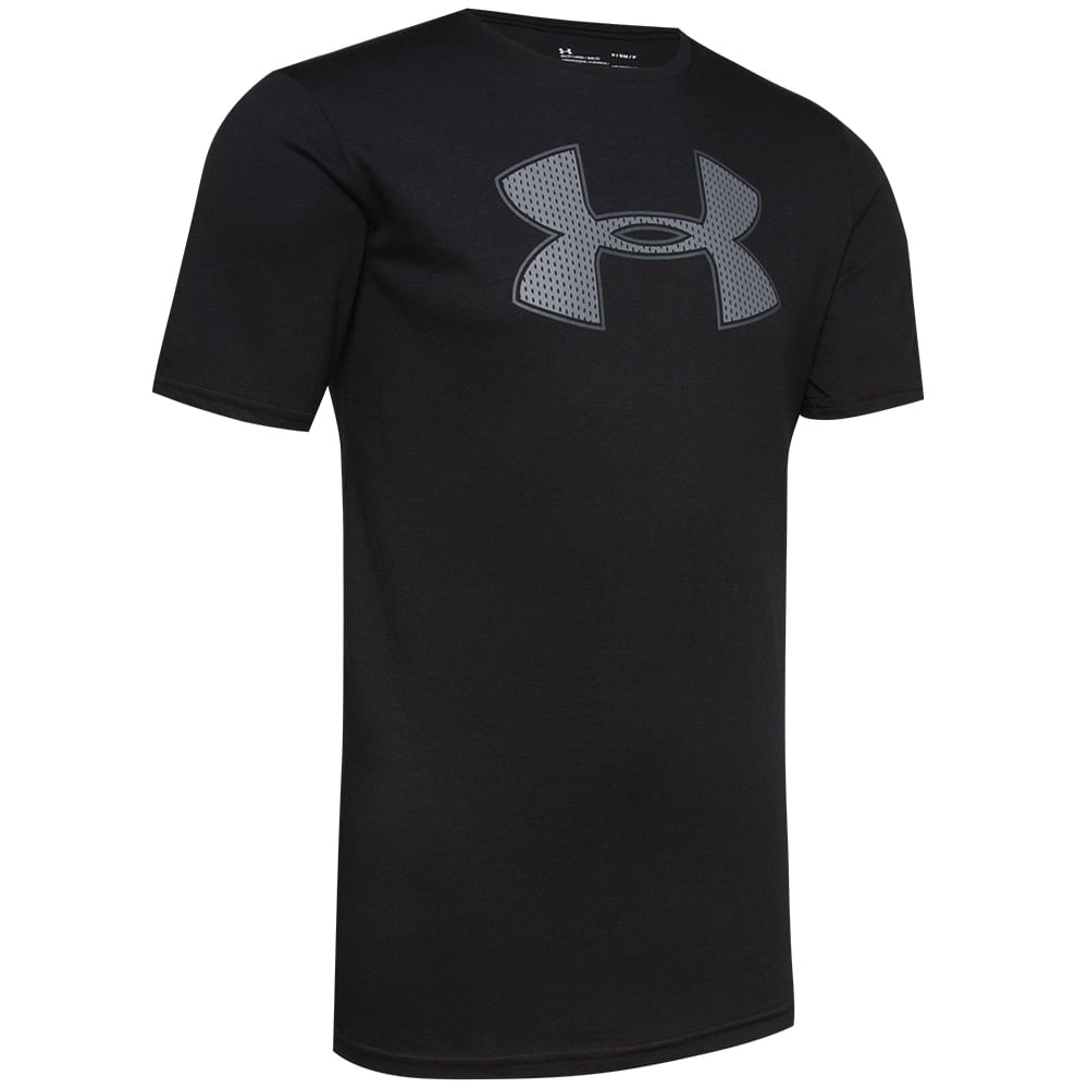 camiseta under armour big logo masculina