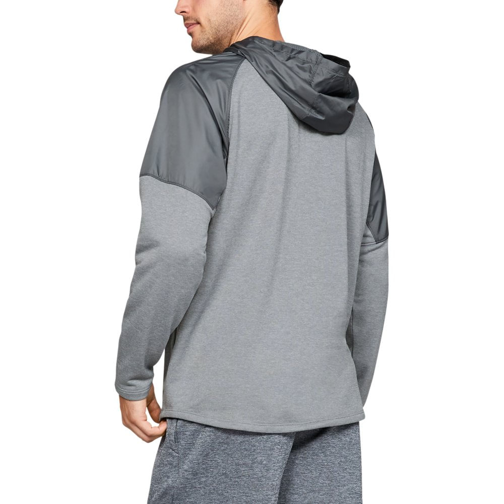 under armour mk1 warmup fz moletom com capuz