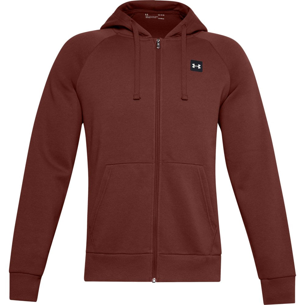 under armour rival stack full zip moletom com capuz
