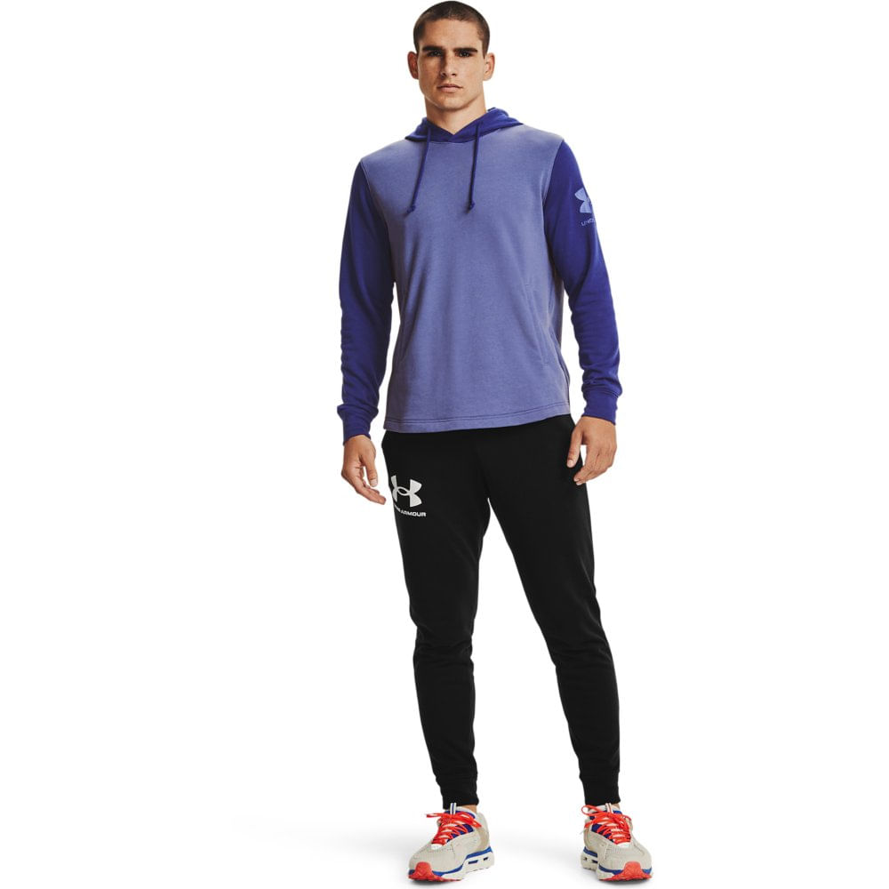 under armour color block moletom com capuz