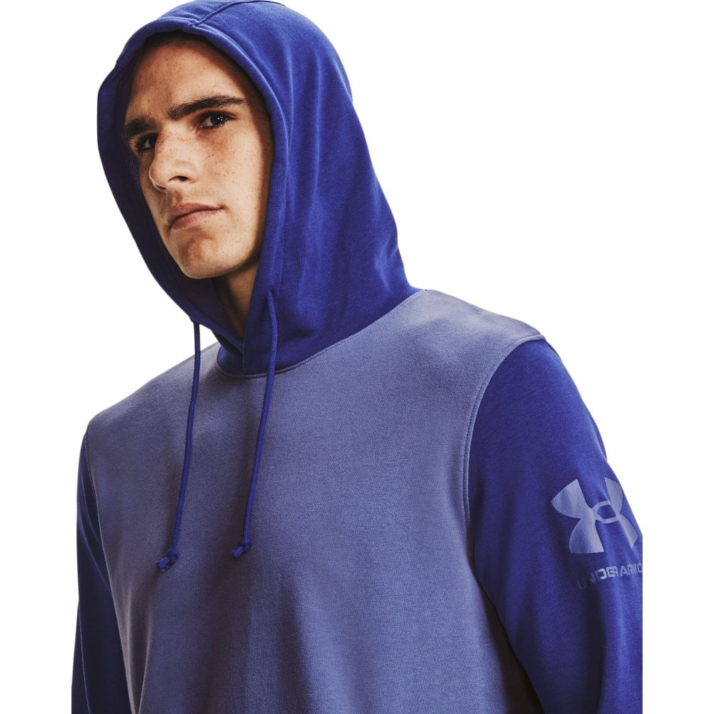 mens purple under armour moletom com capuz