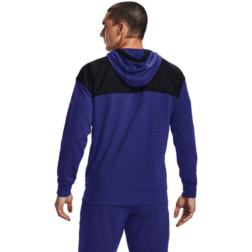 mens purple under armour moletom com capuz