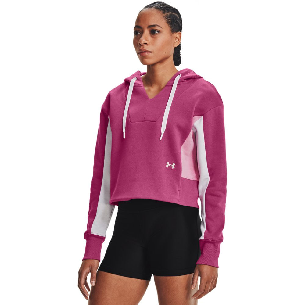 under armour coldgear zip up moletom com capuz