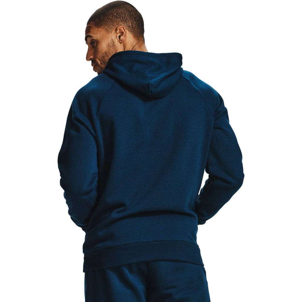 under armour rival fleece big logo moletom com capuz