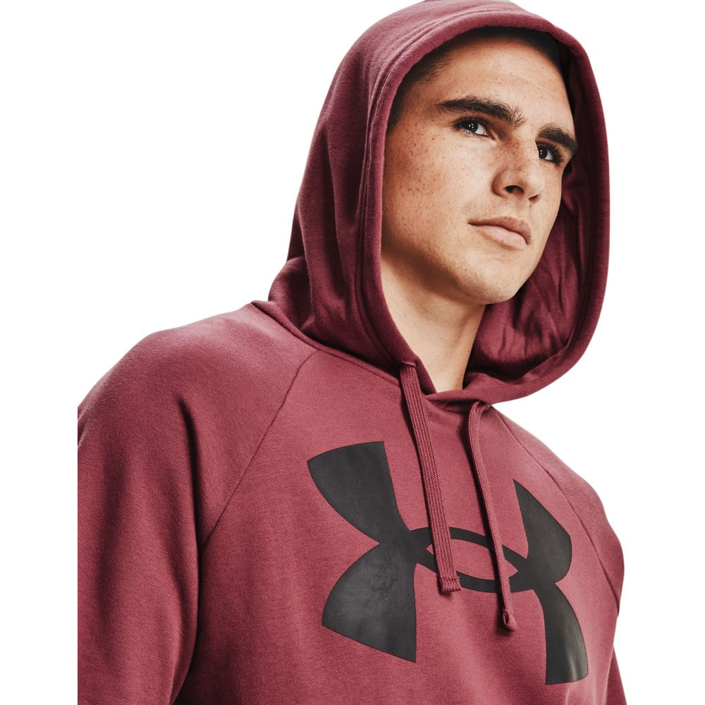 under armor red moletom com capuz