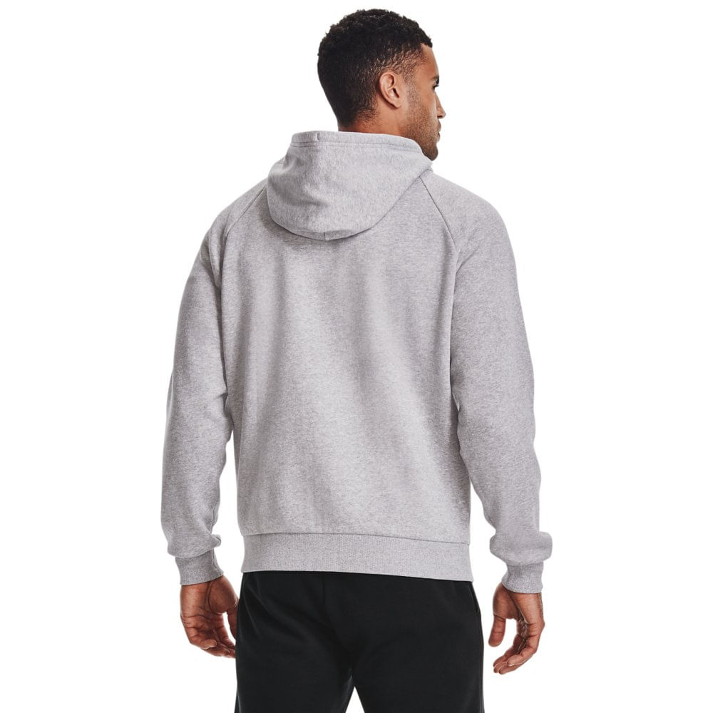 under armour rival fleece big logo moletom com capuz