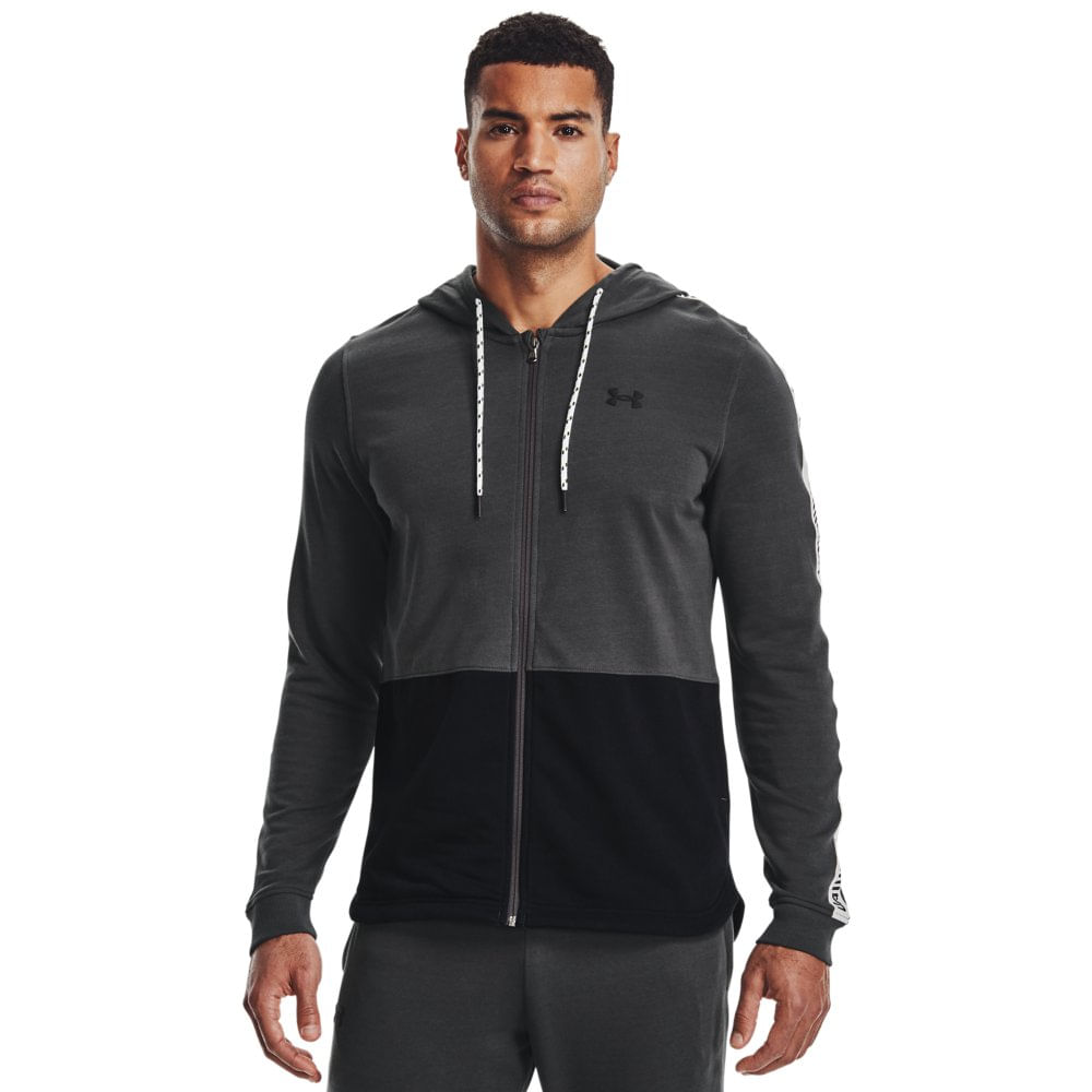 under armour color block moletom com capuz