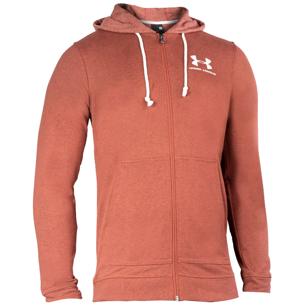 orange under armour moletom com capuz mens