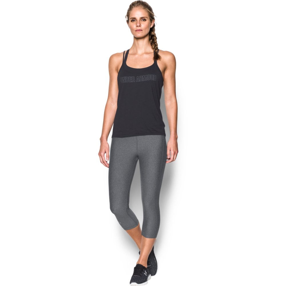 Calça Legging Capri de Treino Feminina Under Armour Heatgear