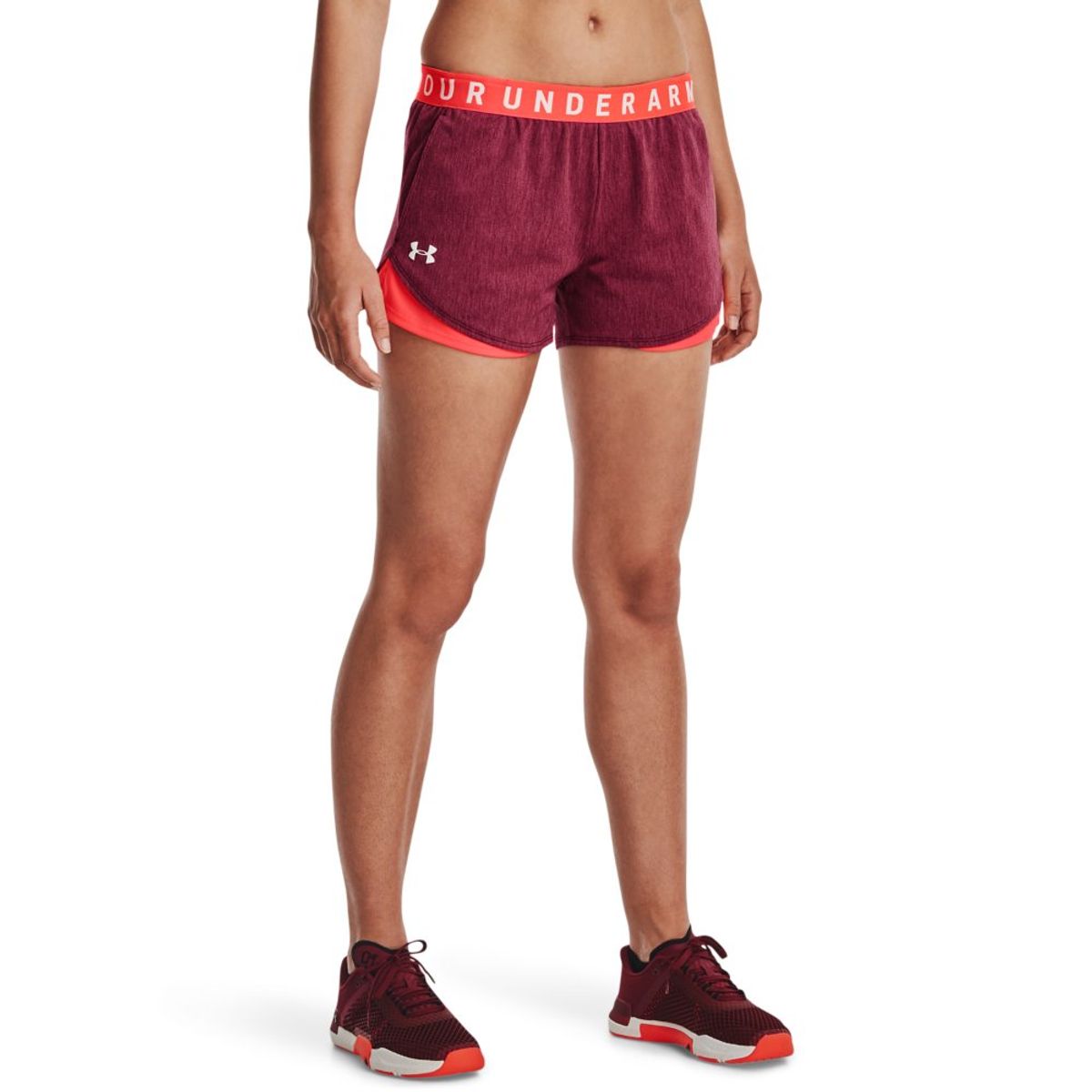 Shorts De Treino Feminino Under Armour Play Up Shorts 3 0 Twist 1349125   1349125 636 01 