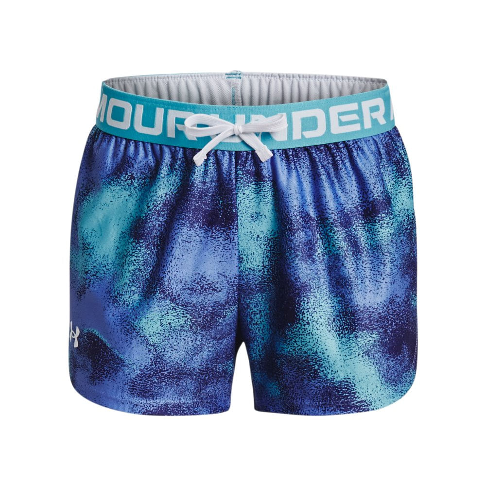 Shorts Infantil Under Armour Play Up Printed - 14 Azul
