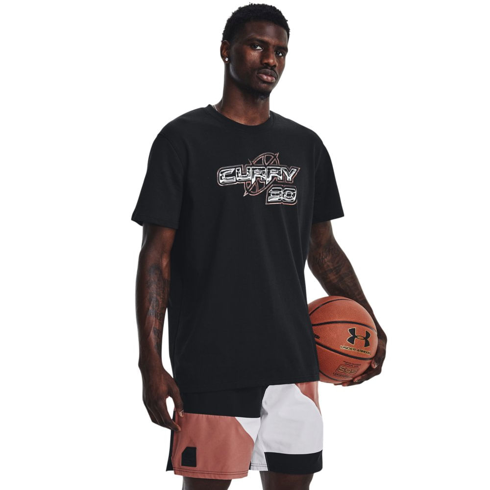 Camiseta de Treino Masculina Under Armour Curry 30 Heavyweight