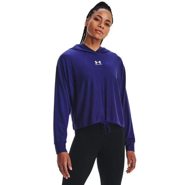 Blusa Moletom de Treino Feminina Under Armour Rival Terry Oversized HD M Azul