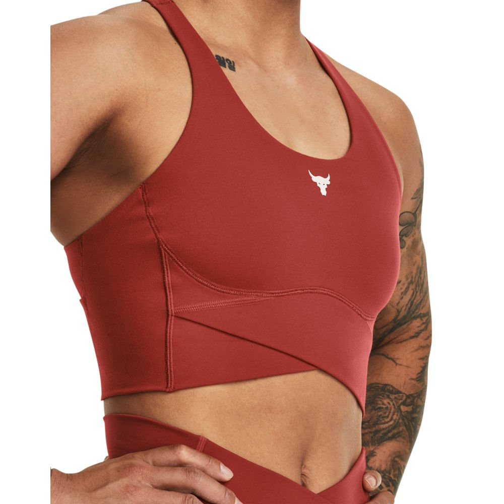 Top de Treino Feminino Under Armour Project Rock Lets Go Crossover