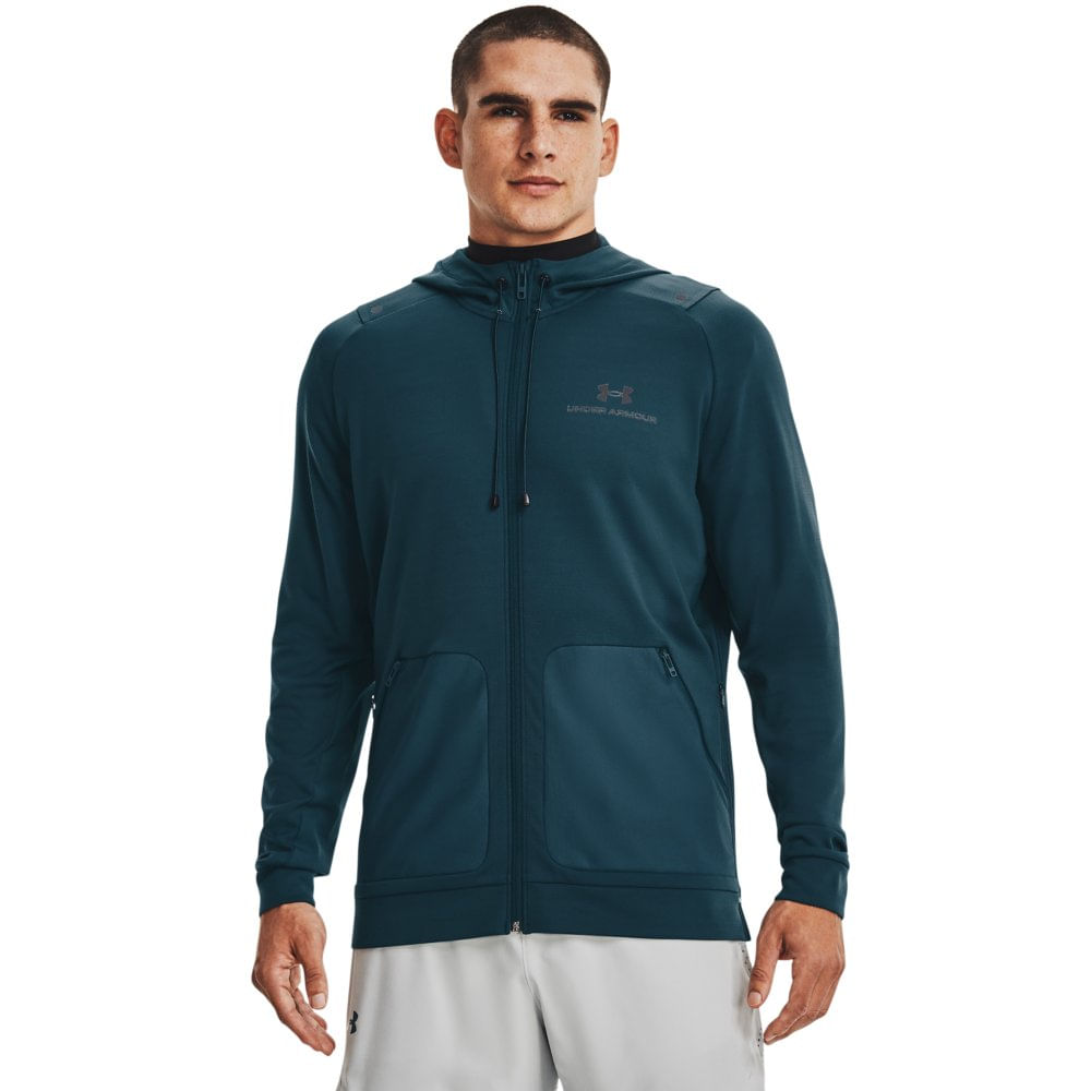 Jaqueta de Treino Masculina Under Armour Rush All Purpose Full-Zip - P Azul