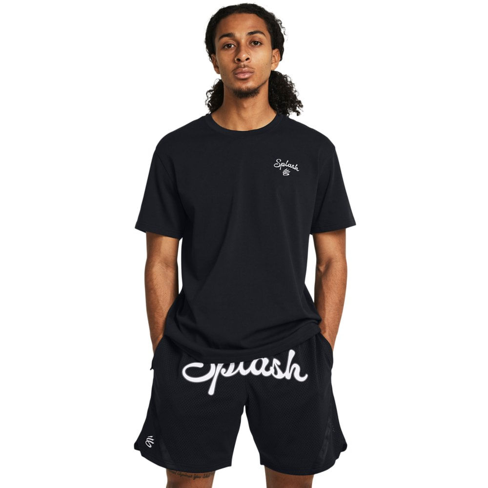 Camiseta Masculina Under Armour Curry Embroidered Splash