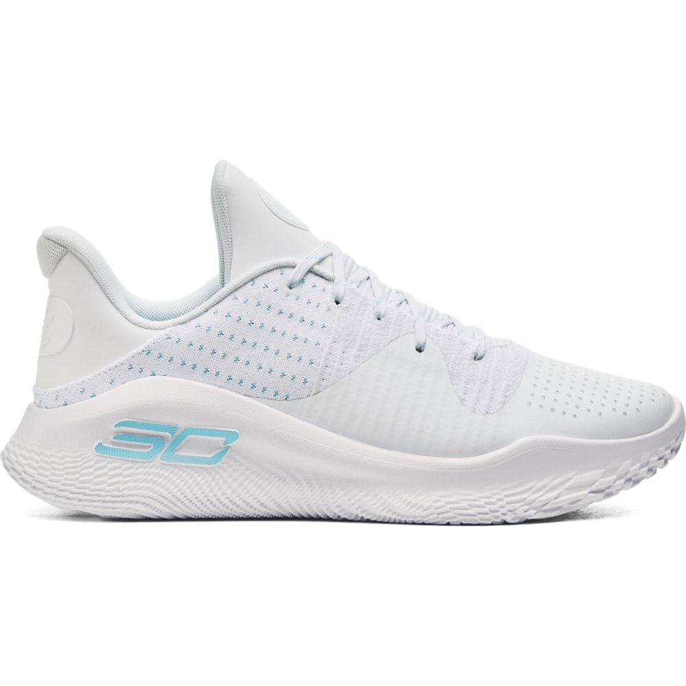Tênis de Basquete Masculino Under Armour Curry 4 Low Flotro - 40 Branco
