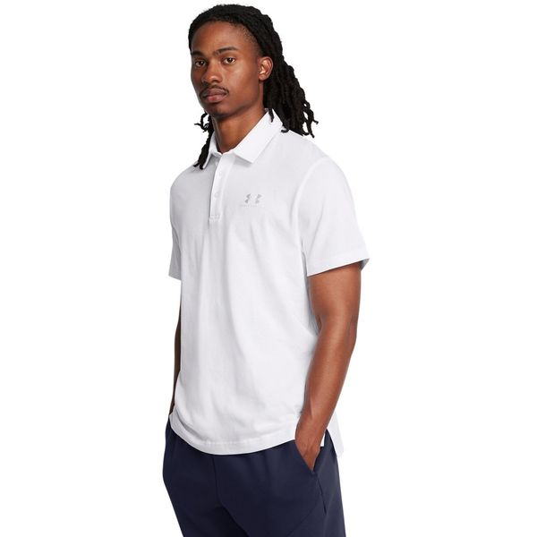 Polo Masculina Under Armour Icon GG Branco