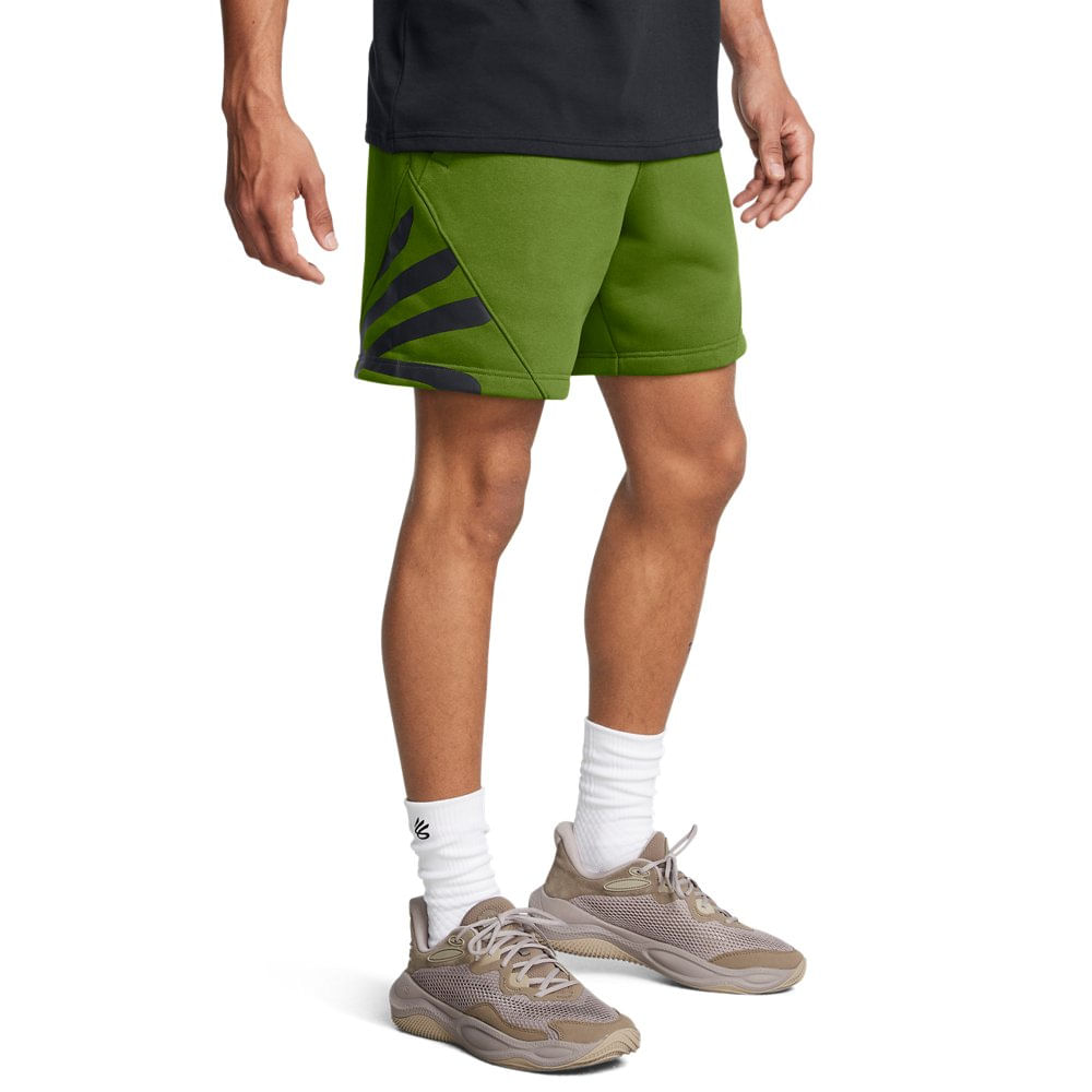 Shorts de Basquete Masculino Under Armour Curry Splash Fleece