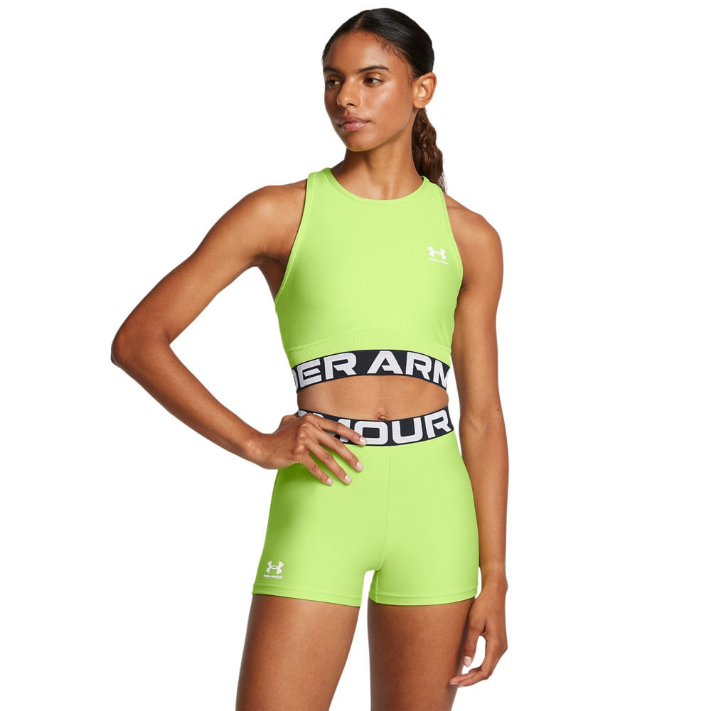 Top de Treino Feminino Under Armour HeatGear Rib Tank
