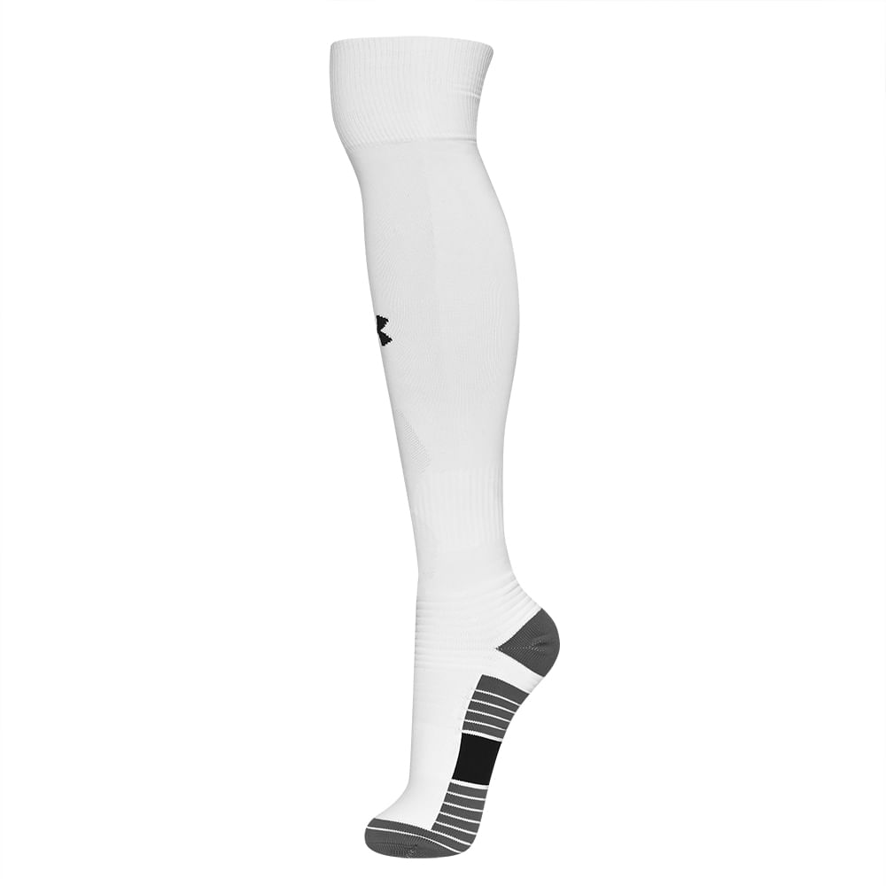 Meia de Futebol Masculina Under Armour Accelerate OTC - 40-46 Branco — foto 3