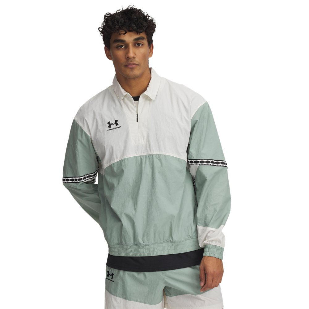 Blusa Under Armour 96 Terrace Drill Masculina - P Verde