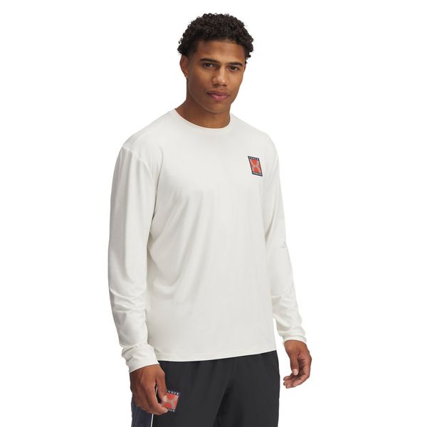 Camiseta de Corrida Under Armour Run 96 Masculina GG Bege