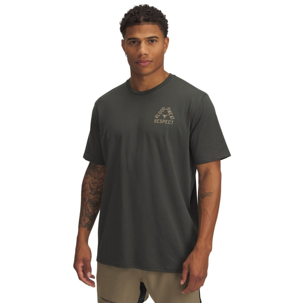 Camiseta de Treino Under Armour Tech Masculina - 2GG Verde