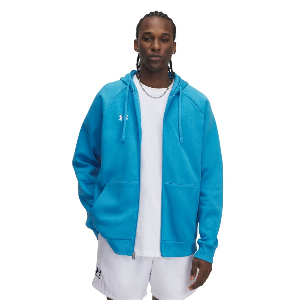 Blusa Sportstyle Under Armour Rival Fleece Masculina - G Azul