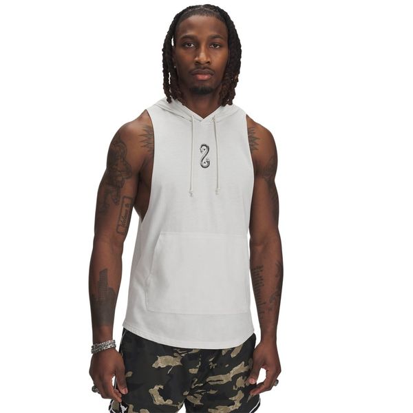 Regata Sportstyle Under Armour Project Rock Snake Masculina GG Cinza