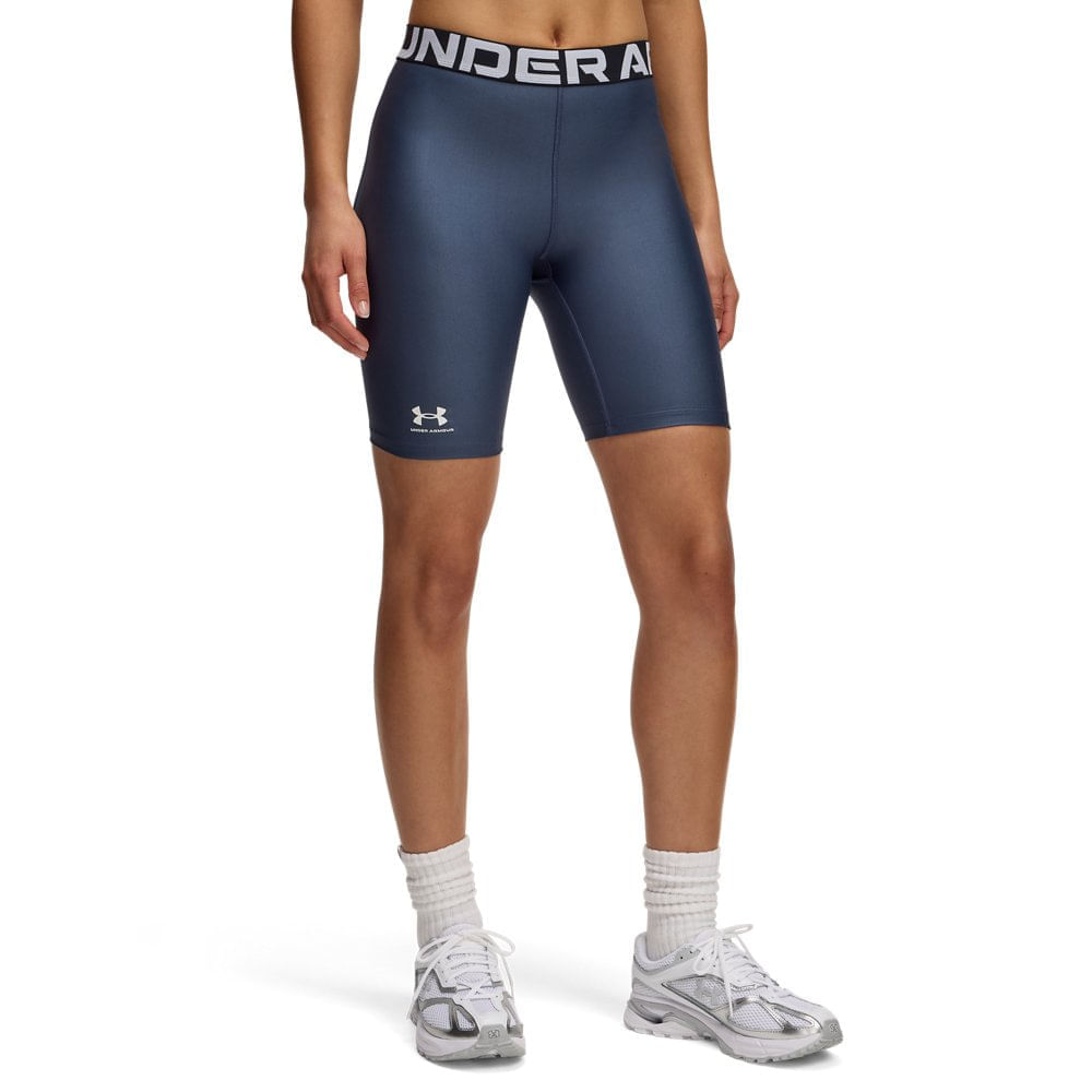 Shorts de Treino Under Armour HeatGear Authentics Feminino - PP Cinza