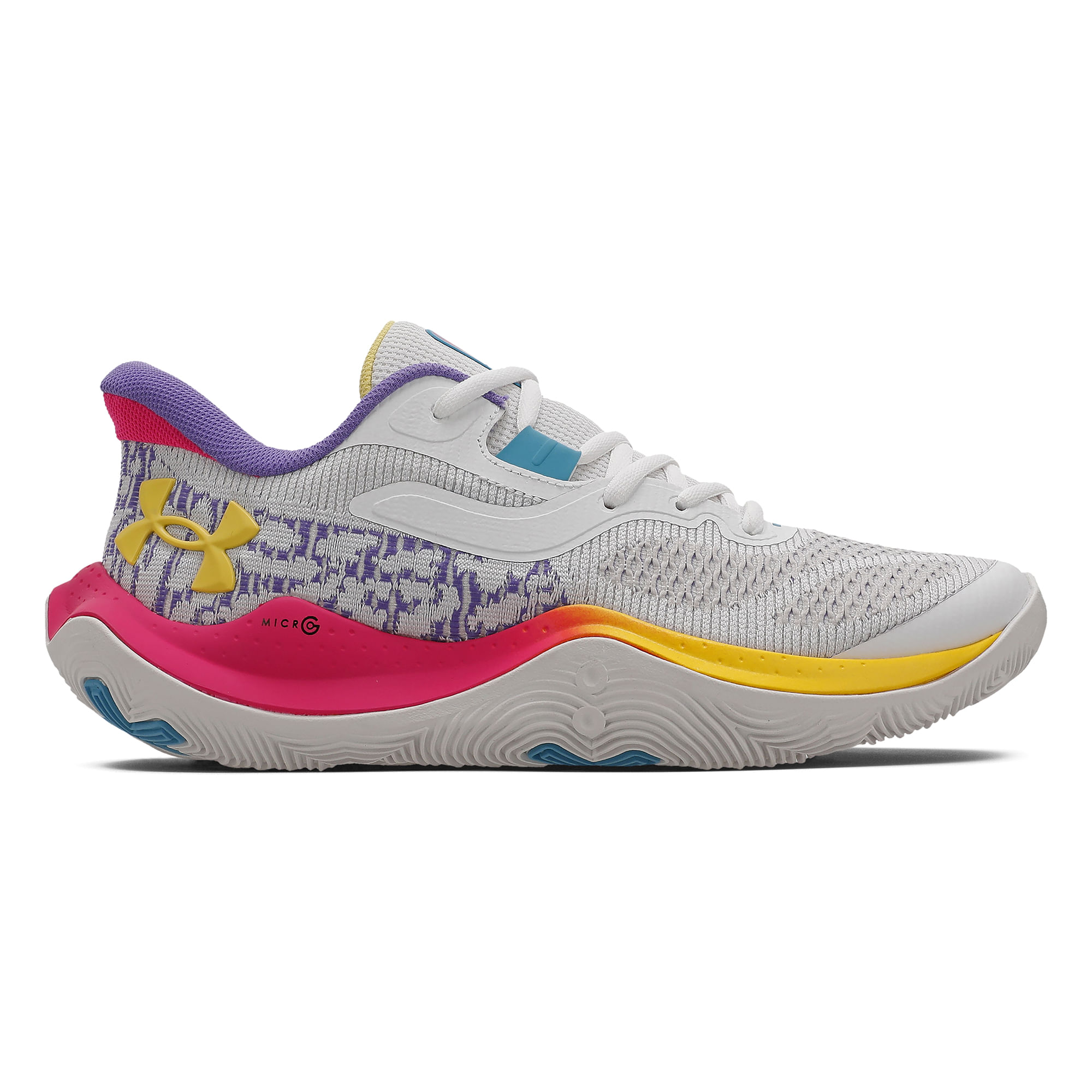 Tênis de Basquete Under Armour Dime Masculino - 43 Branco