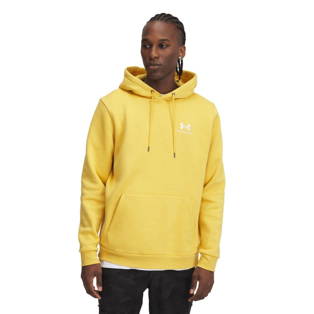 Moletom Sportstyle Under Armour Essential Fleece Masculino - M Amarelo