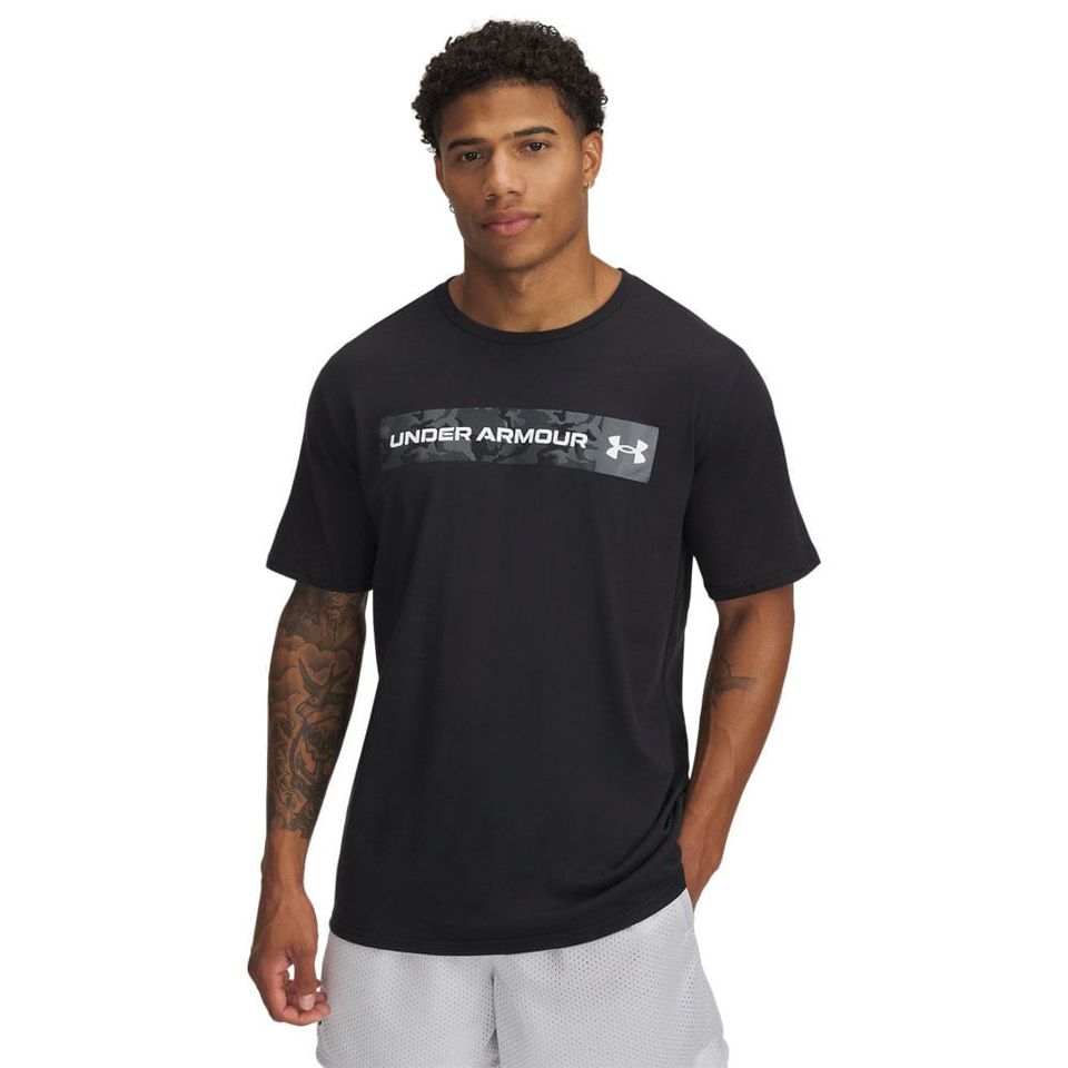 Camiseta de Treino Under Armour Camo Chest Stripe Masculina
