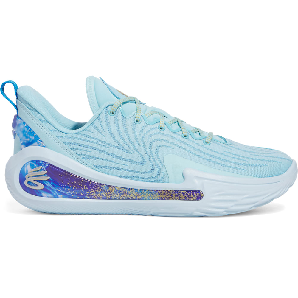 Tênis de Basquete Under Armour Curry 12 Pisces - 34 Azul