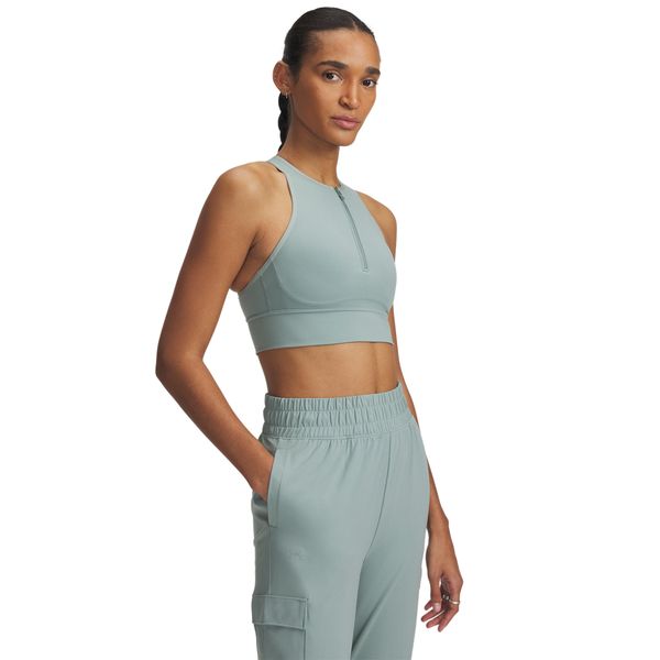 Top de Treino Under Armour Meridian Zip Tank Feminino GG Verde