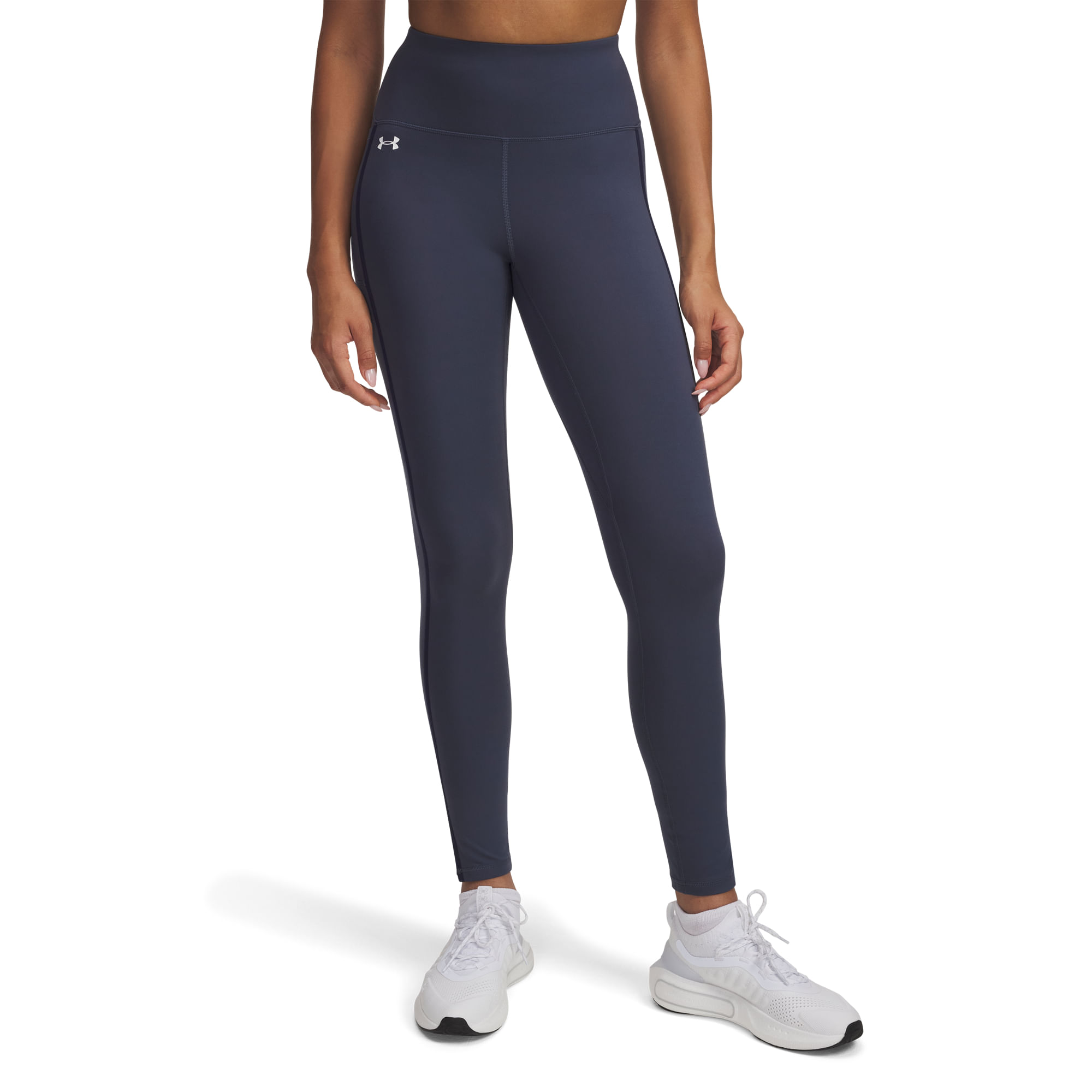 Legging de Treino Under Armour Motion Piped Feminino - GG Cinza