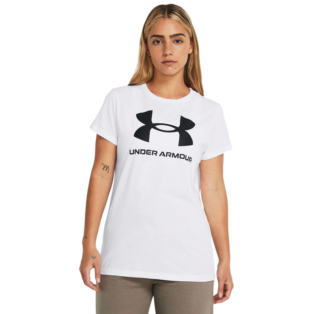 Camiseta de Treino Under Armour Rival Logo Feminina — Under Armour