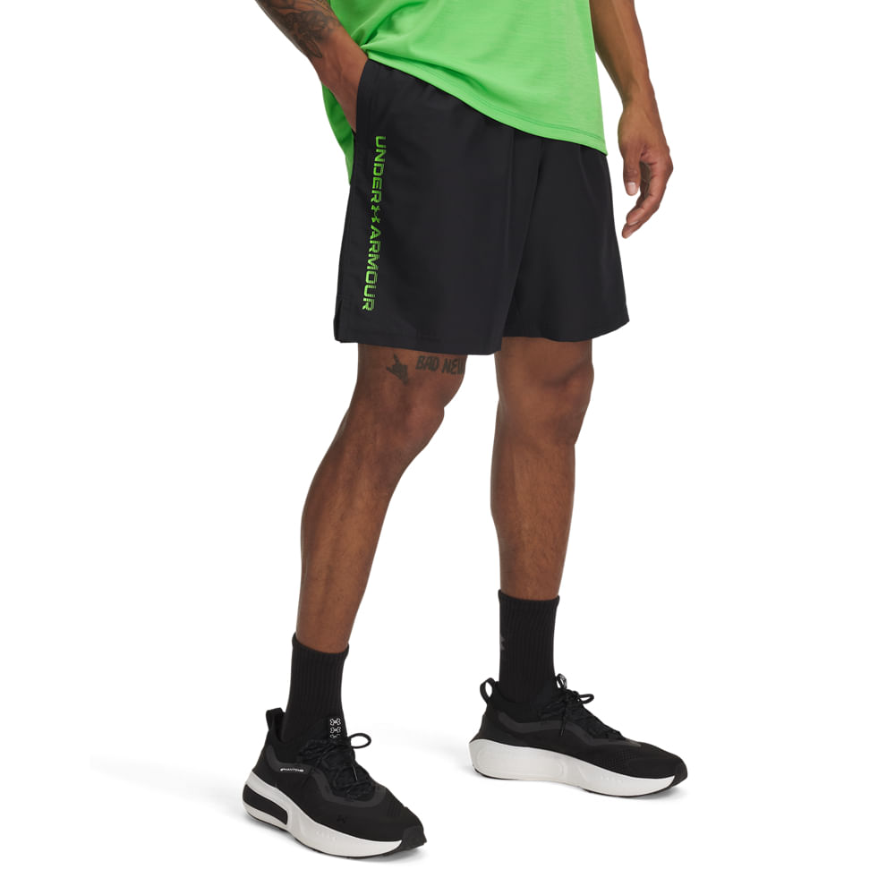 Shorts de Treino Under Armour Wordmark Masculino - G Preto