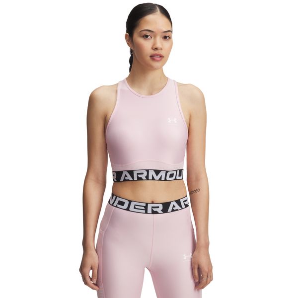 Regata de Treino Under Armour Heatgear Feminina GG Rosa