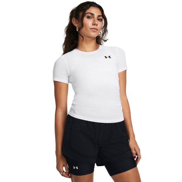 Camiseta de Treino Under Armour Heatgear Feminina G Branco