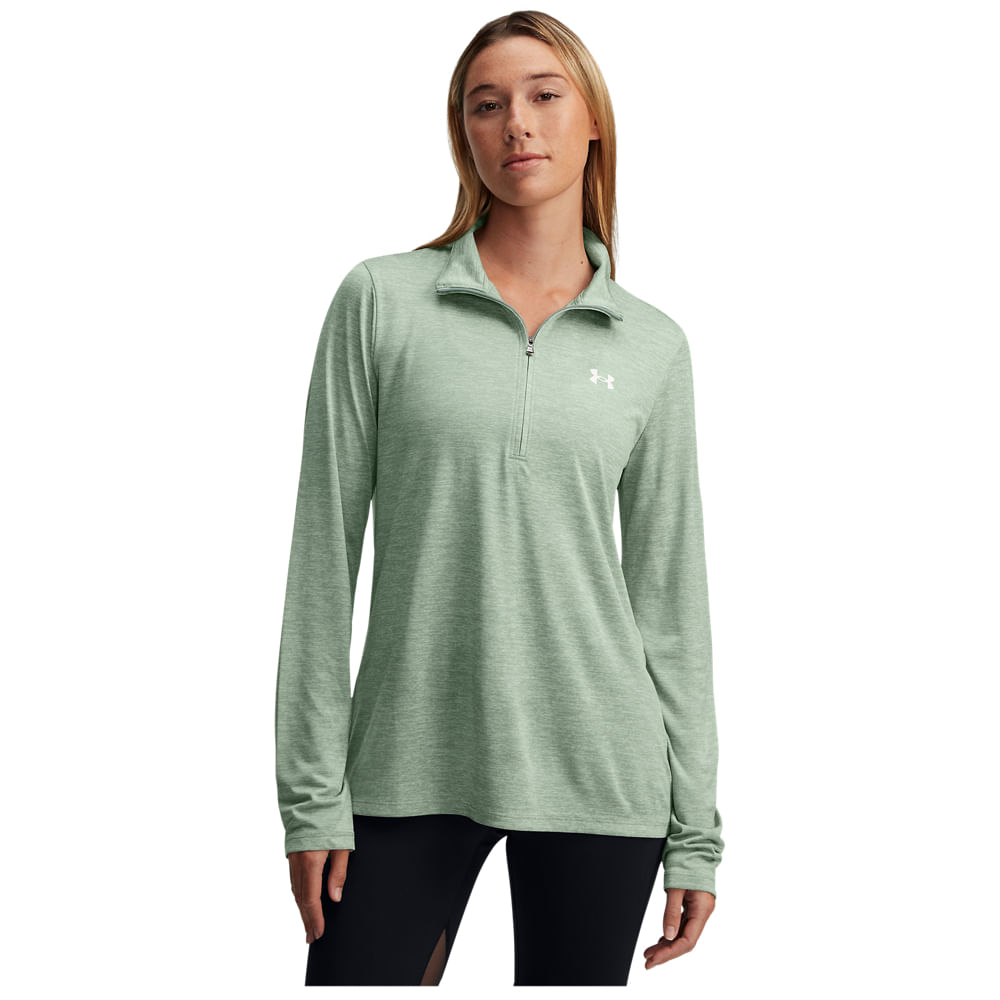 Moletom de Treino Under Armour Tech 1/2 Zip Twist Feminino