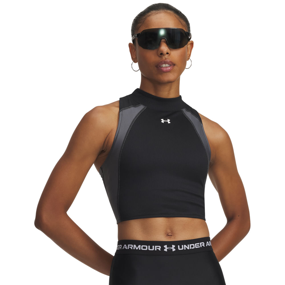 Regata de Treino Under Armour HeatGear Rib Feminina