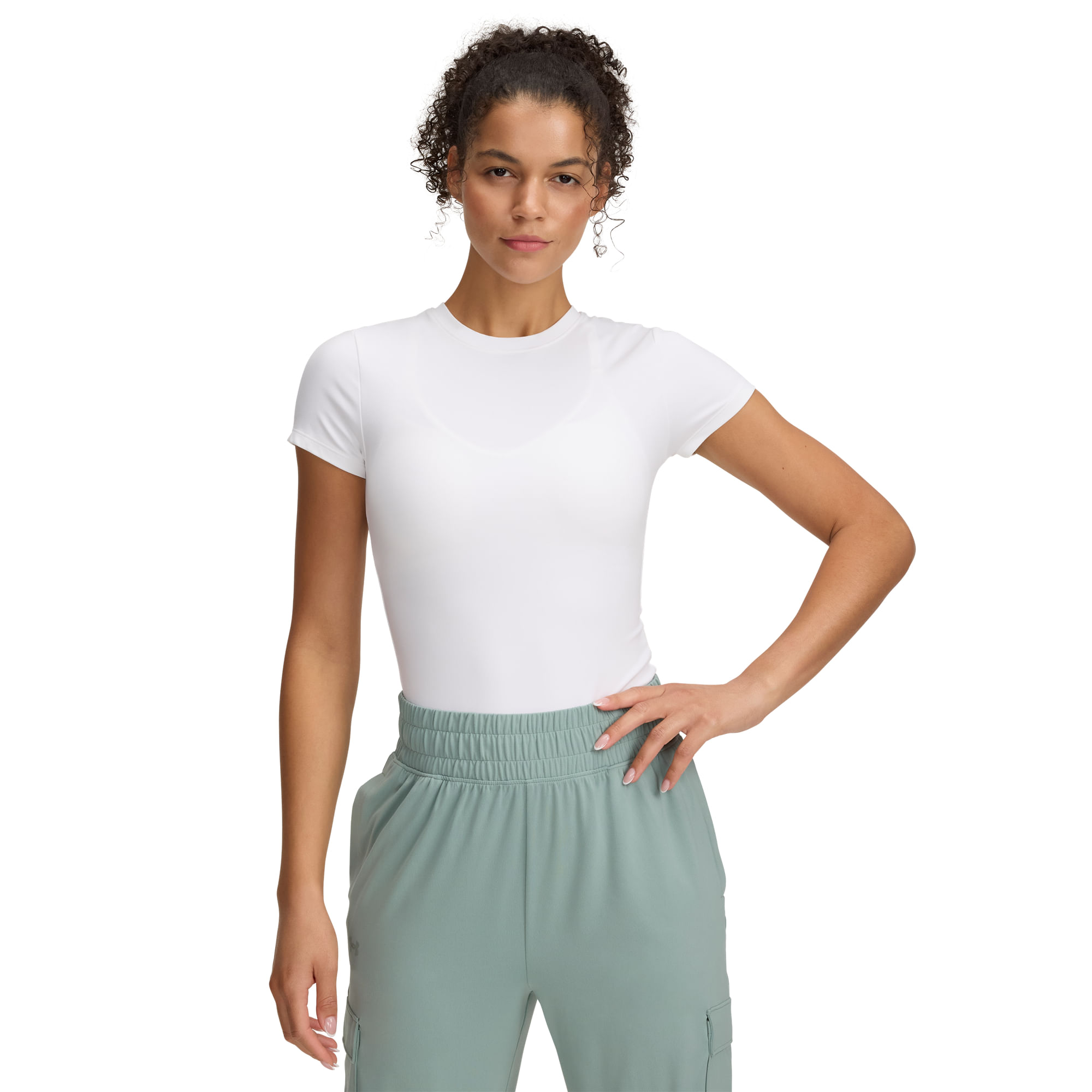 Camiseta de Treino Under Armour Meridian Core Feminina - G Branco